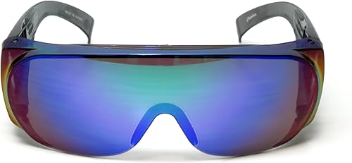 Miniatura 6 de Calabria 1003 Gafas de seguridad grandes que se ajustan sobre anteojos graduados Fitover para hombres y mujeres, envolventes, tintadas,