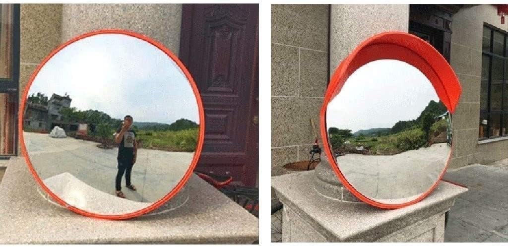 Road traffic wide-angle mirror, convex safety mirror, circular wide-angle mirror(Size:60Cm,Color:B)