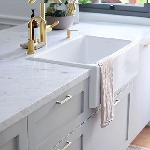 Miniatura 6 de Homdiy - Tiradores cuadrados de níquel cepillado para gabinetes de cocina tiradores modernos de acero inoxidable para cajones, modelo HDJ12SN