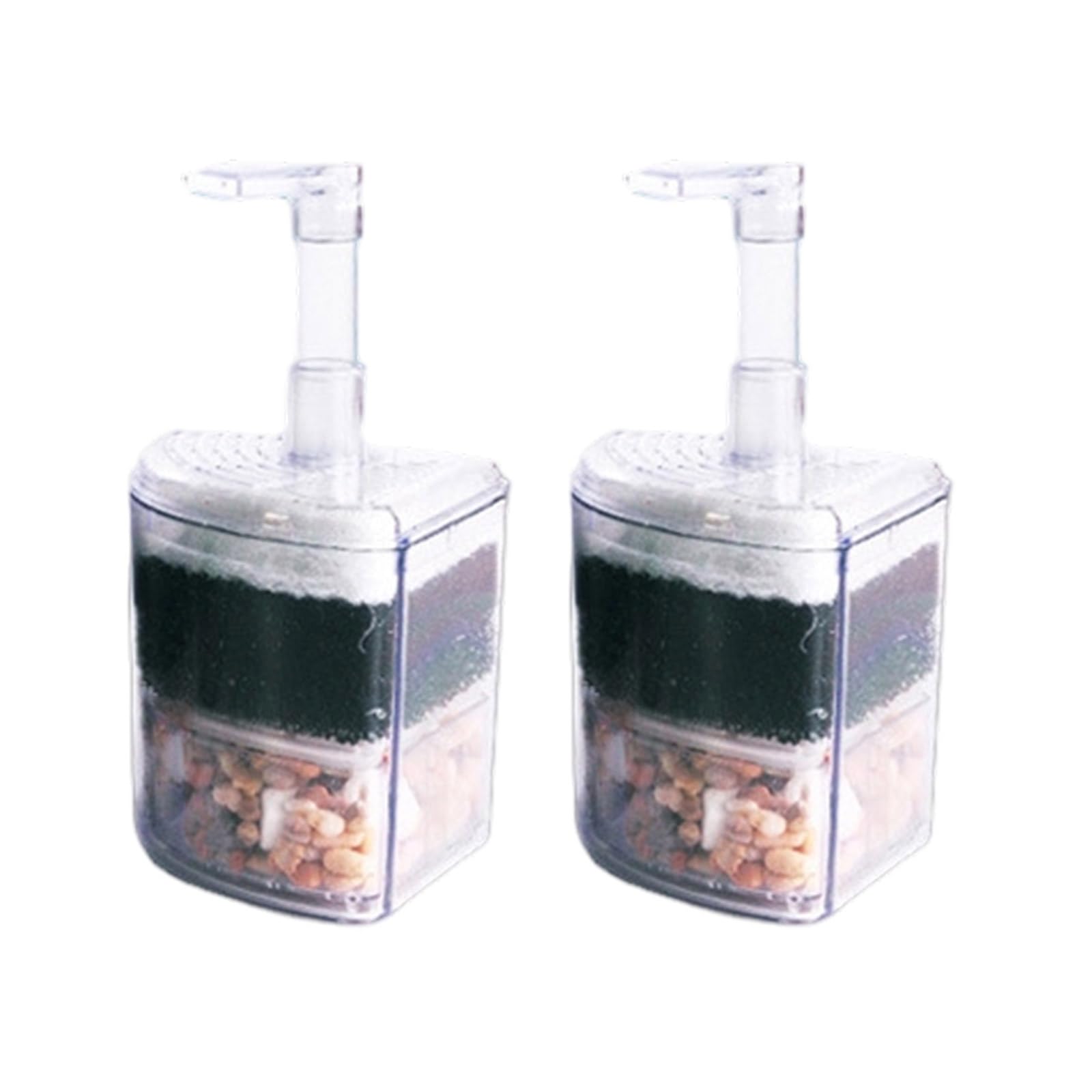 Filtre interne pour aquarium : lot de 2 cartouches coton anti-eau trouble