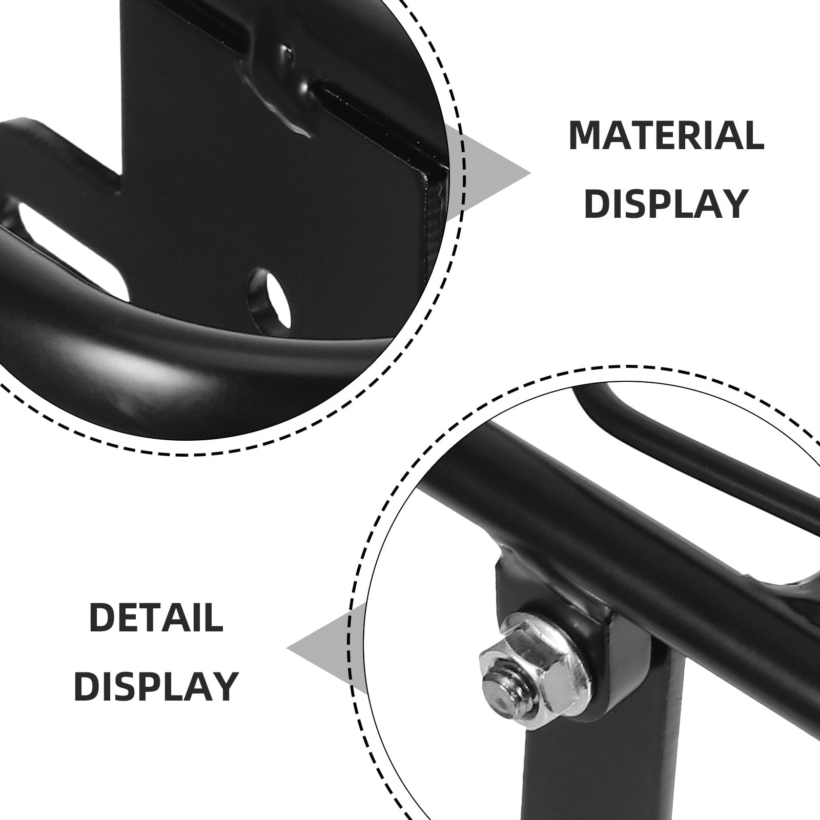 FOMIYES Multifunktionaler Fahrrad Gepäckträger aus Aluminiumlegierung Stabiler Heckträger mit Abnehmbarem Design Kompakter Fahrradträger für Mountainbikes und Alltagsrad