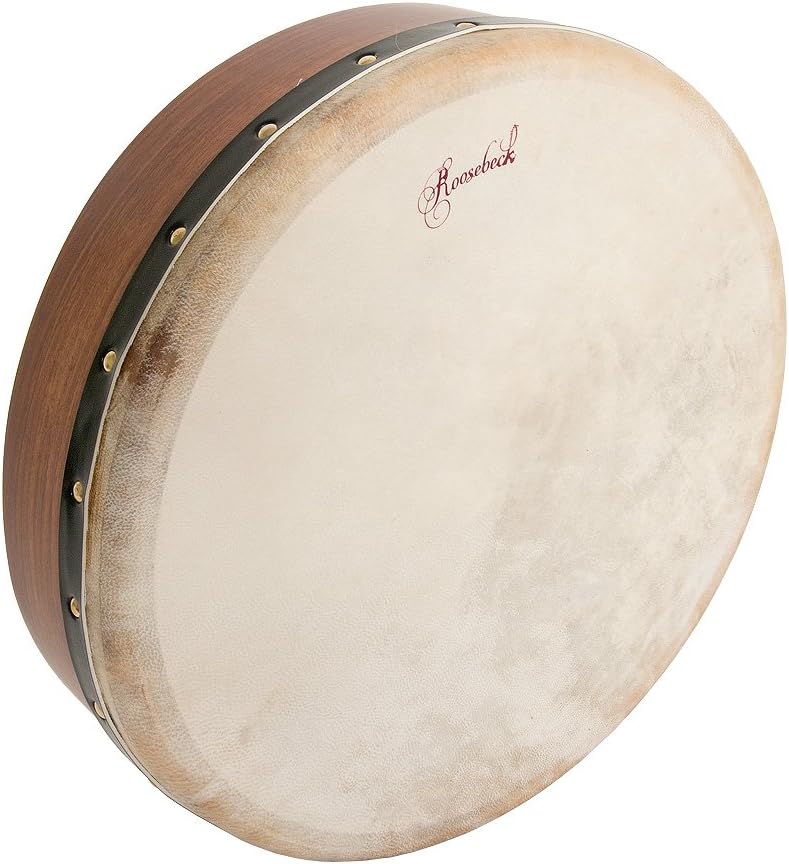 Roosebeck BTG4R Fixed Head/Crossbar Bodhran, 14 x 3.5 Inches