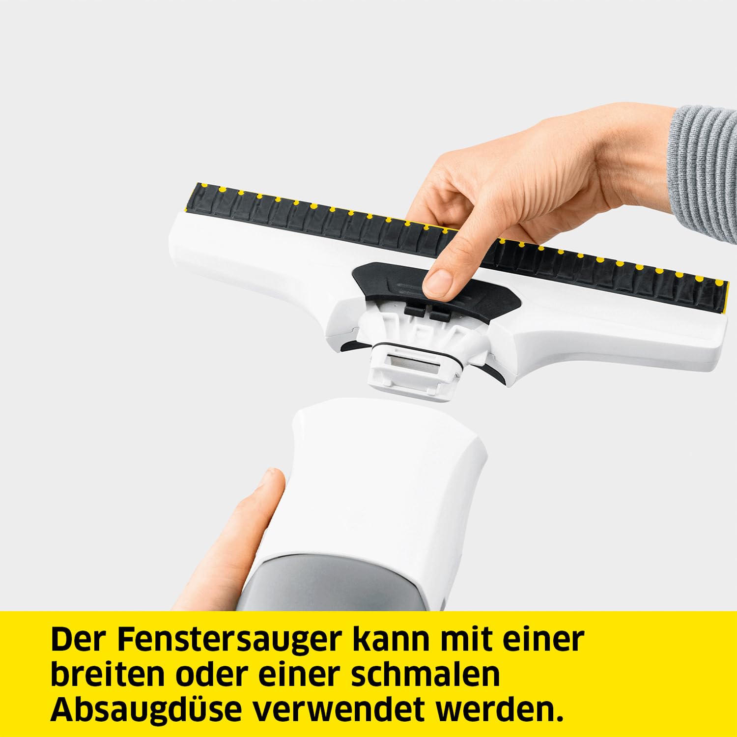 KÄRCHER Akku-Fenstersauger WV 7 Signature Line, 100 min, LED-Ladezustandsanzeige, 2 Düsen