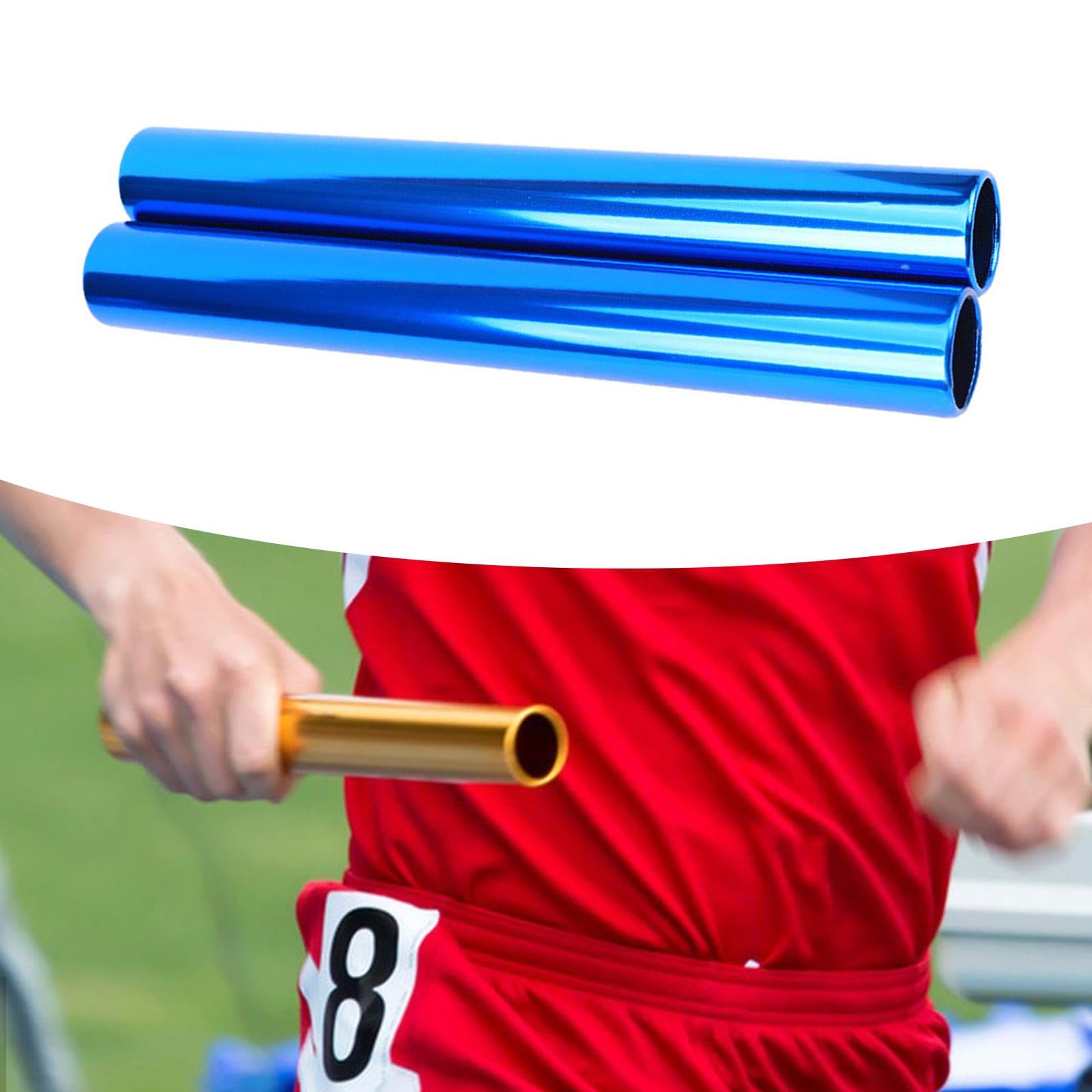 2 Palos de de Aleación de Aluminio, Herramientas Deportivas, 29 Cm de Longitud, Resistentes, Reutilizables, para Práctica de Carreras Y Entren