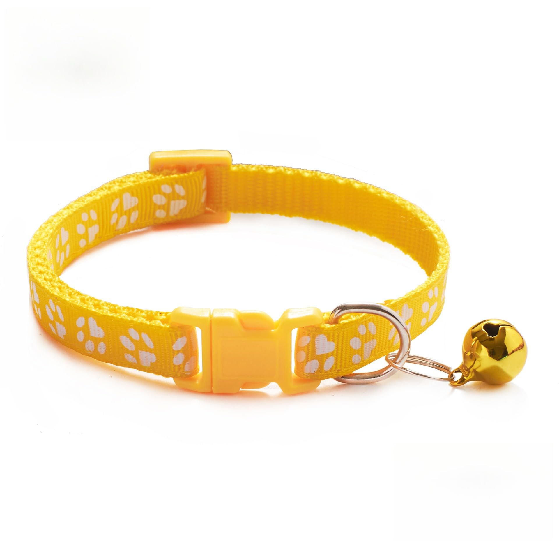 19 collari identificativi per cuccioli con campanello, regolabili da 19 a 32 cm, in morbido nylon, regolabili, per animali domestici appena nati