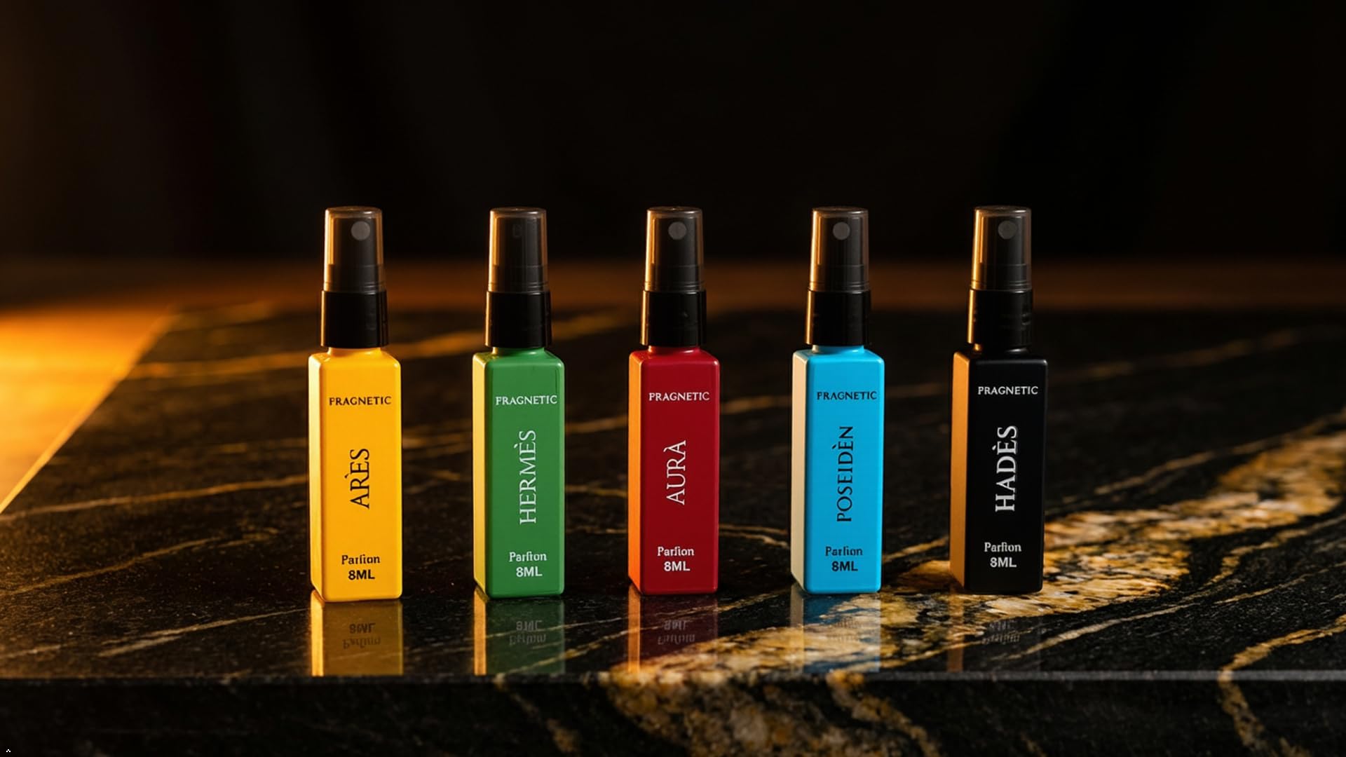 Buy FRAGNETIC Perfume Trial Pack of 5 Unisex Perfumes | 8ml each