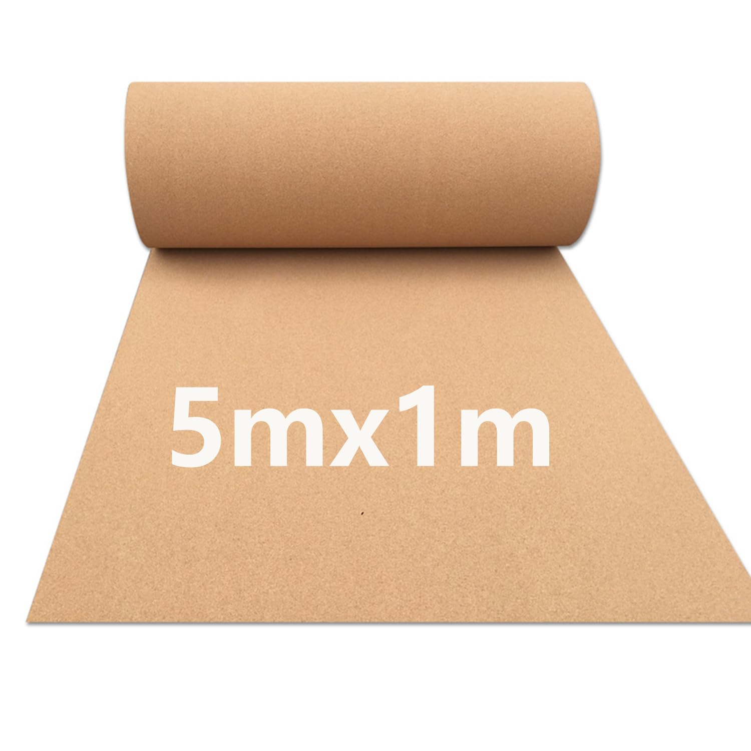 tonchean Cork Roll 6mm Thick 5mx1m Cork Boards for Walls High Density Cork Sheet Roll Large Cork Board Roll Natural Cork Tiles for Floor Home Board Corner Line Wall Line,Yellow