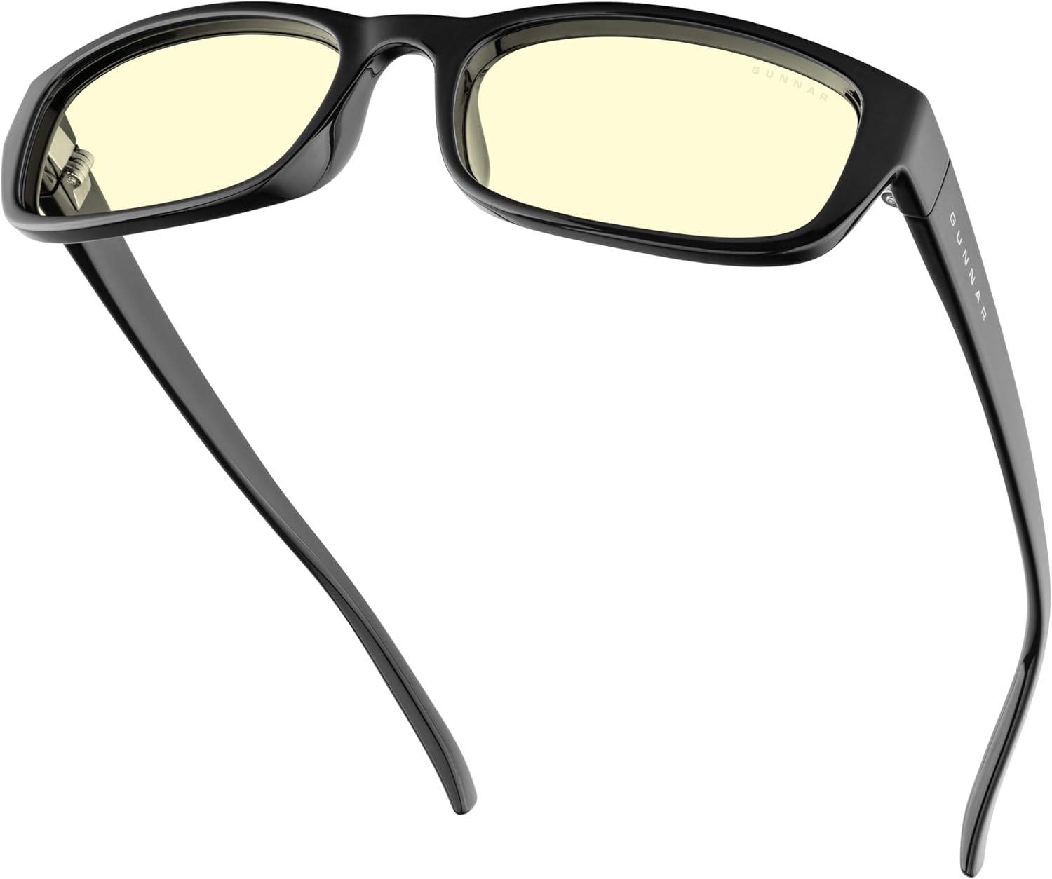 GUNNAR Womens Computer Glasses - Elin Onyx Amber Lens - Blue Light Blocking Anti Glare