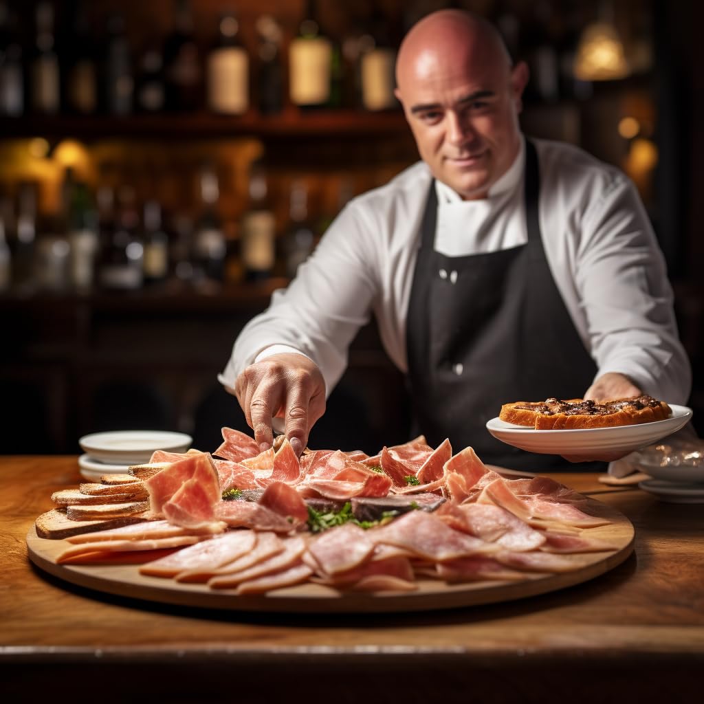 Jamón Serrano Curado 100% Natural – Producto Gourmet Español, Curado de 12 a 15 Meses – Delicioso Embutido Ibérico Ideal para Cualquier Ocasión