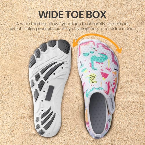 Image of SEEKWAY Barefoot Water Shoes for Kids - Wide Toe Box and Quick-Dry Sand Shoes Toddler for Hiking Swim Beach Pool Kayak Sport Accessories, Camping Essentials Non-Slip for Boys Girls Sizes