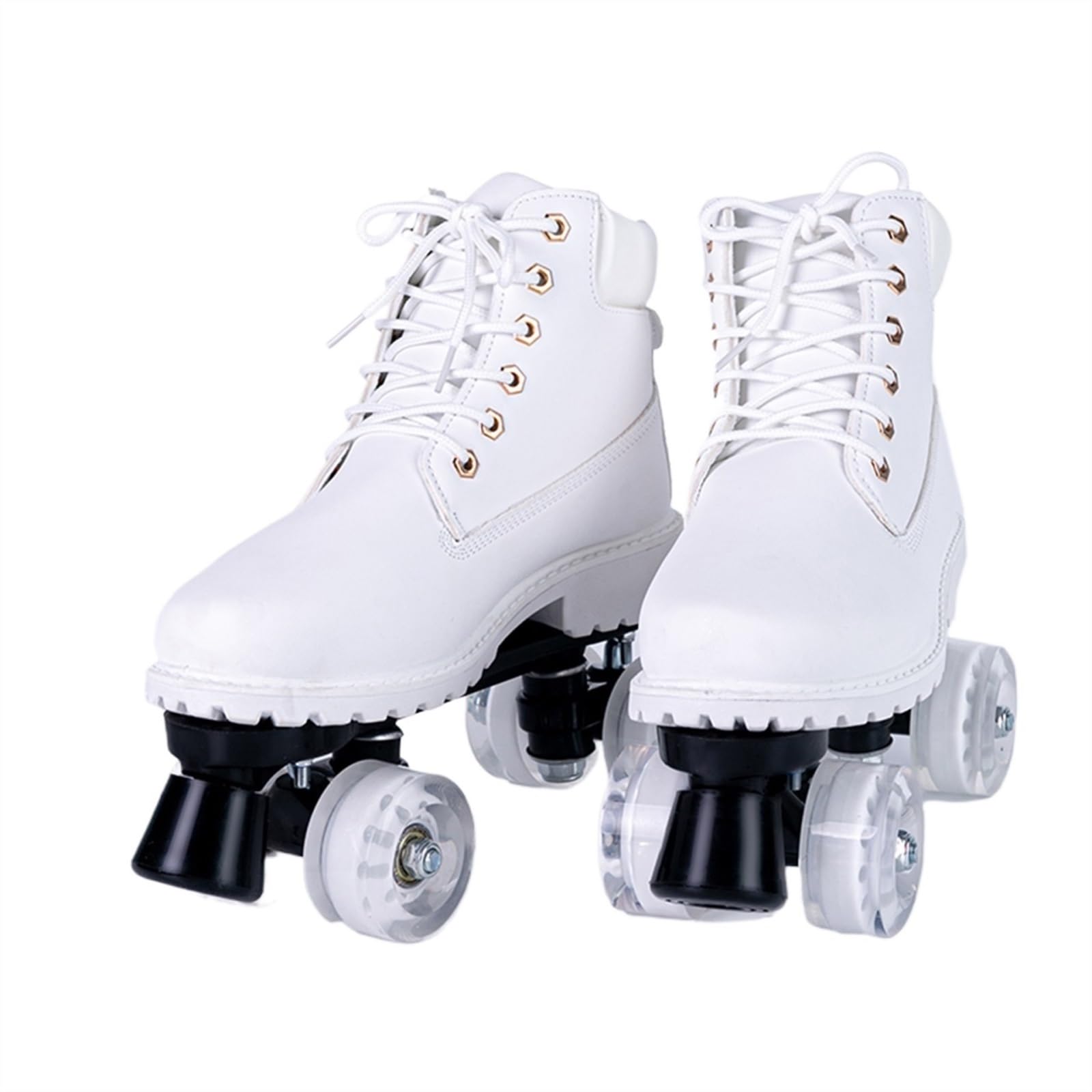 Roller Enfant à Double Rangée pour Femmes Et Hommes Débutants, Patin A Roulette à Tige Haute pour Le Patinage De Loisir en Extérieur Et l'exercice Physique