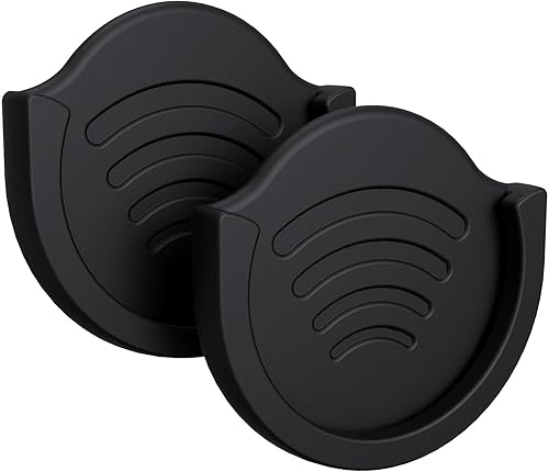 pop-tech Soporte de agarre para automóvil para soporte de teléfono, paquete de 2 soportes para teléfono para usuarios de agarre plegablemontaje de