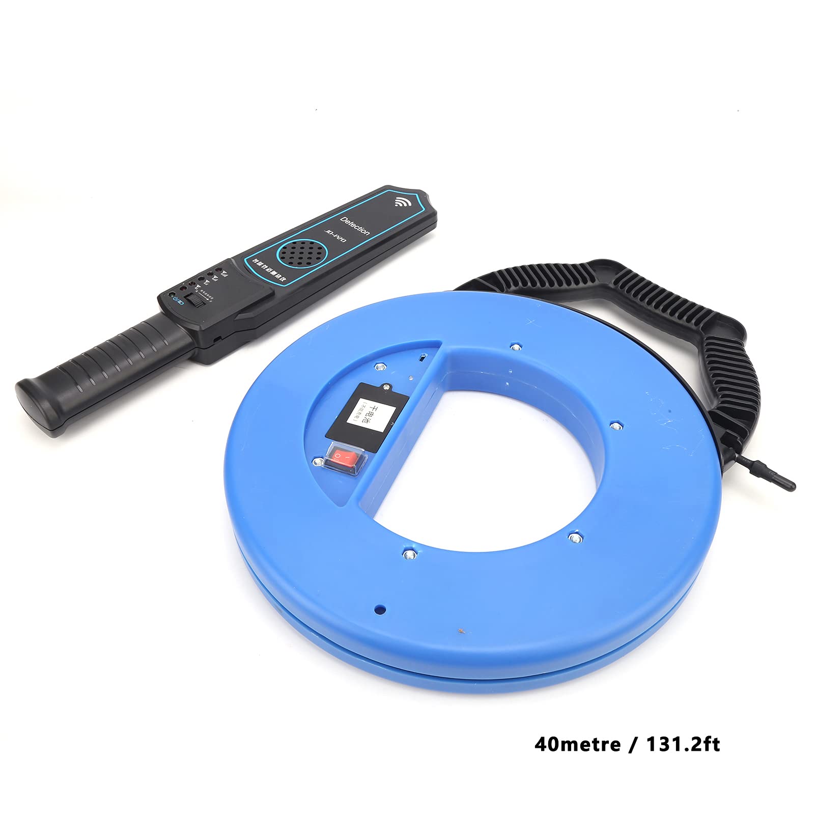 YWBL-WH Detector de Obstrucción de Tuberías, Herramienta de Detección de Posición de Bloqueo del Localizador con Rango de Detección Largo para Tuberías Domésticas (40M)