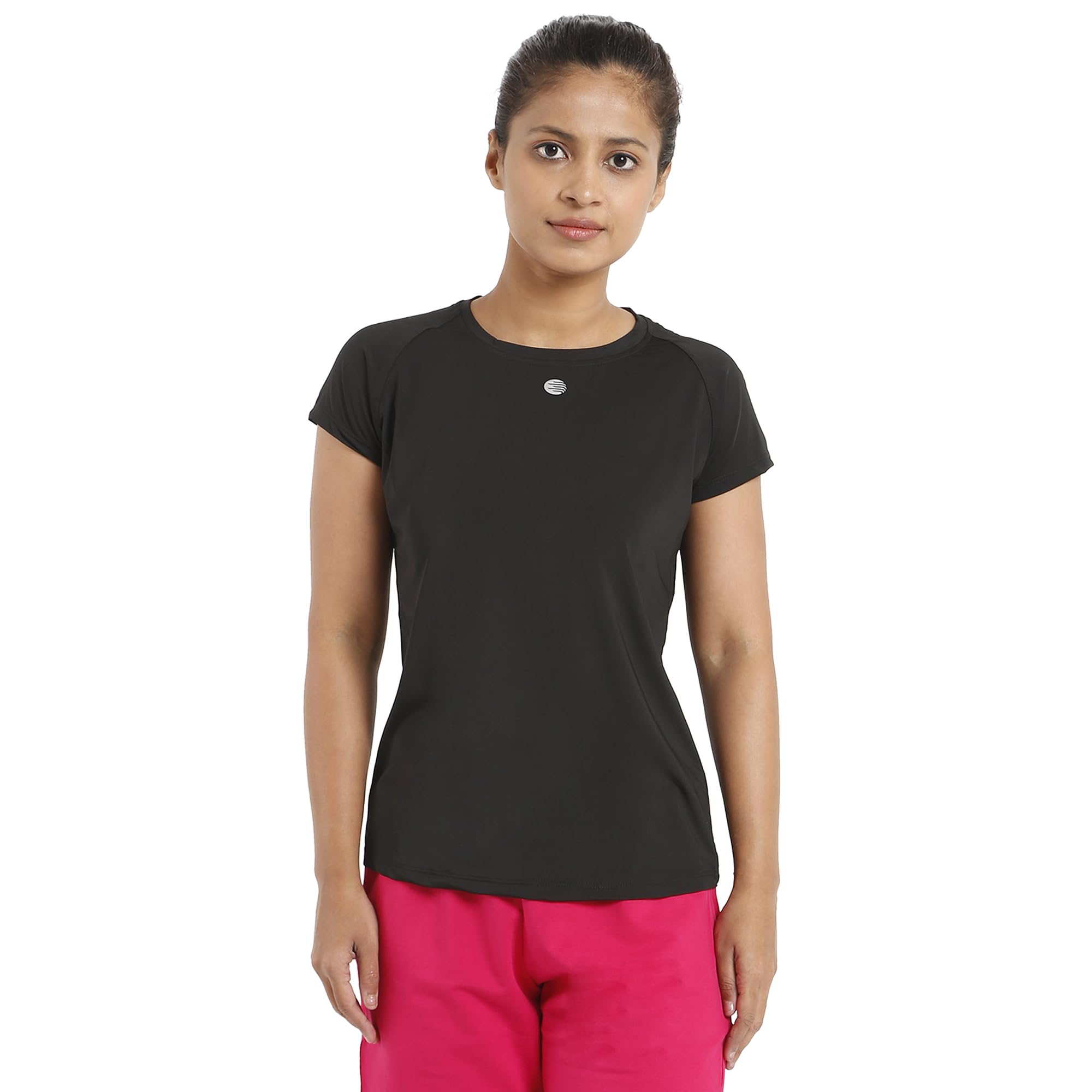 athlete Women's Active Sports Tee | Polyester Spandex | Sweat-Wicking | Reflective Detail | Workout Running Tee-picture-11