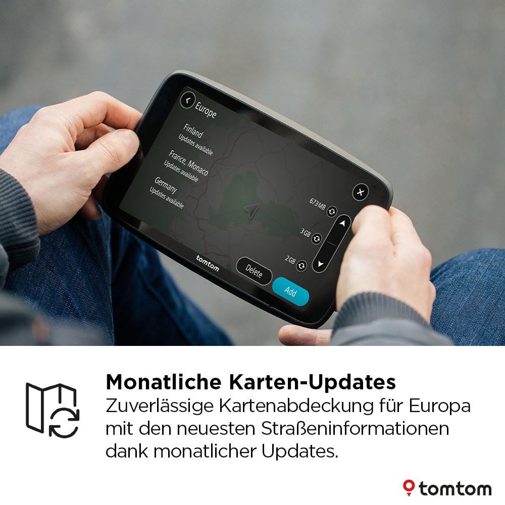 TomTom LKW-Navi GO Professional 2. Generation (6" großer kapazitiver Touchscreen mit Karten von Europa und Echtzeit-Verkehrsinformationen, speziell für LKW, Transporter, Busse und große Fahrzeuge)
