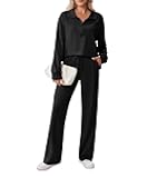 2 Piece Sets for Women 1/2 Zip Sweatsuit Loose Fit Sweatshirt Straight Leg Pants 2025 Matching Outfit Fall Tracksuit