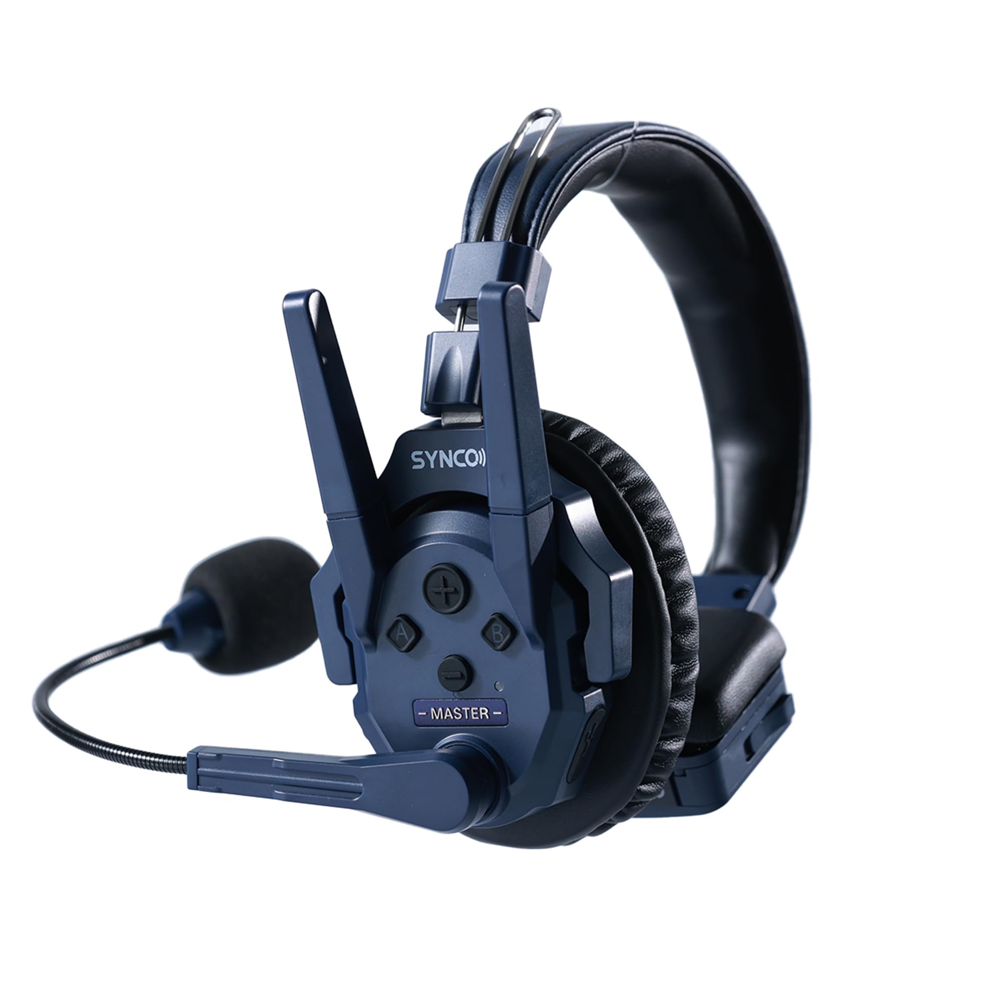 SYNCO Xtalk Master - Sistema de auriculares de intercomunicación inalámbricos, dúplex completo de 2.4 GHz, alcance de 500 m, conexión sin maestro, cancelación de ruido ENC, baja latencia de 45 ms — view 9