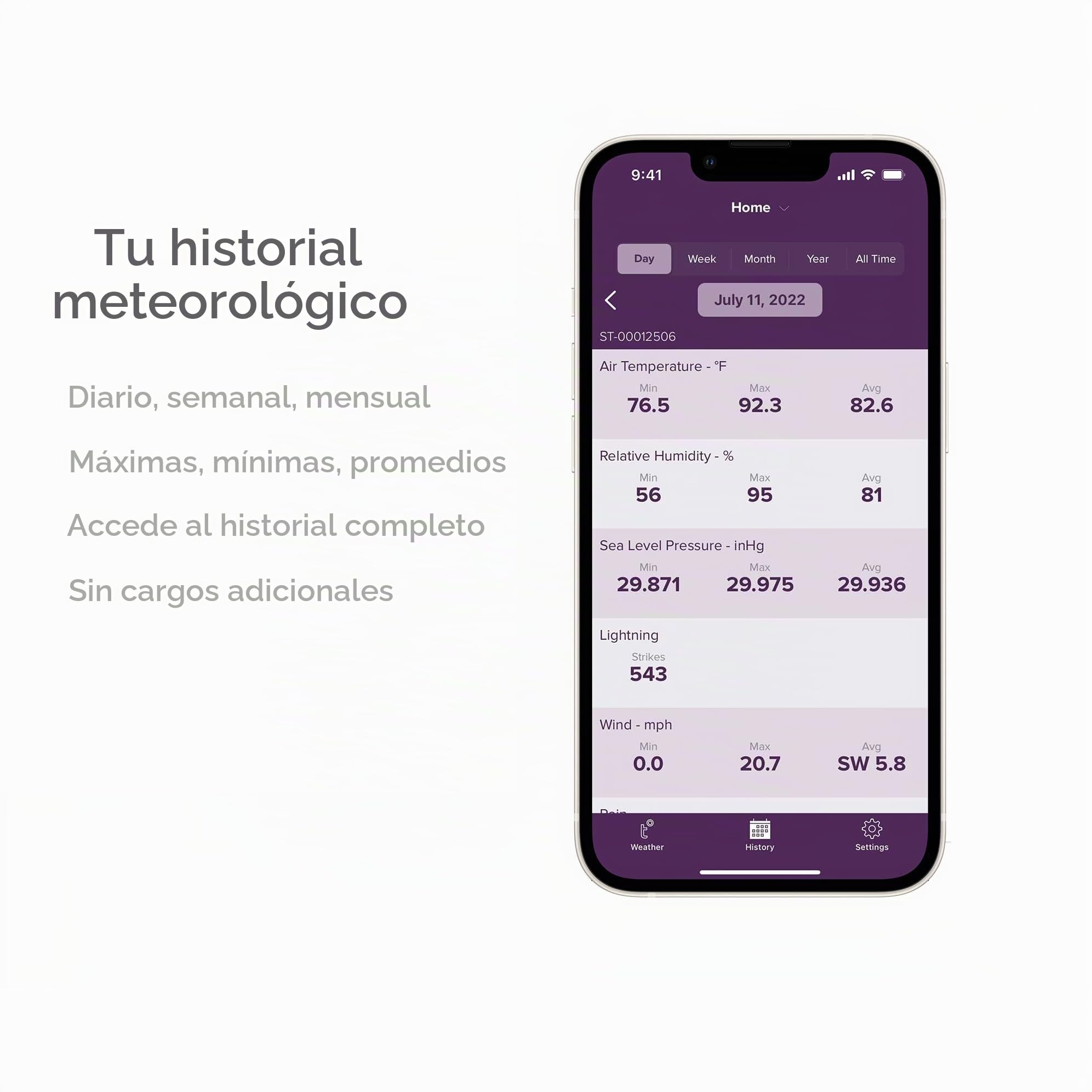 WeatherFlow Tempest Weather Station XS1DS1C2, Medidor de Viento Integrado, Medidor de Lluvia, Pronósticos Meteorológicos Precisos, Inalámbrico, Aplicación y Habilitado para Alexa