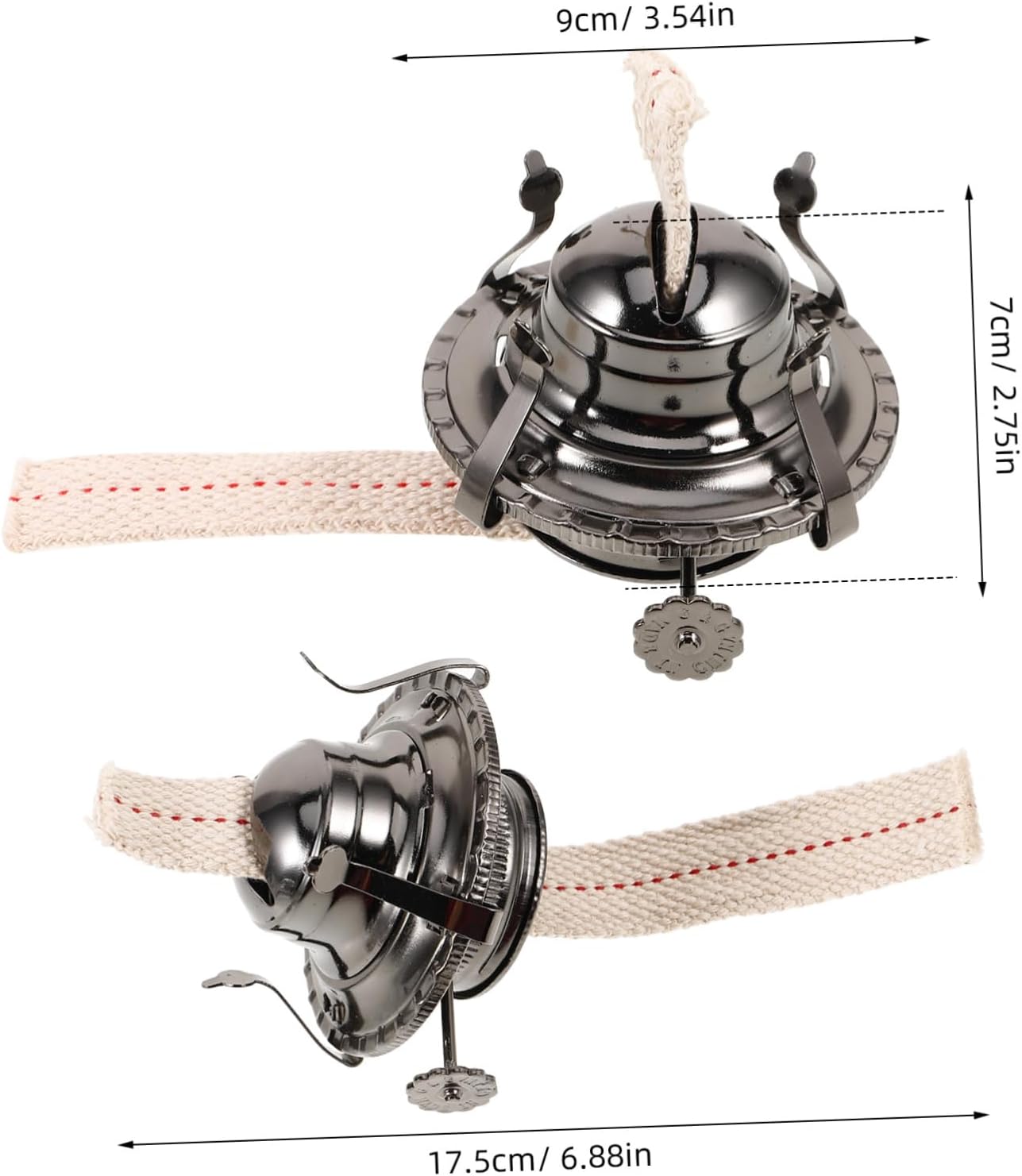 Unomor 3pcs Oil Lamp Replacement Burner Retro Kerosene Lamp Accessory for Home Outdoor Use Design for Cozy Atmospheres and Vintage
