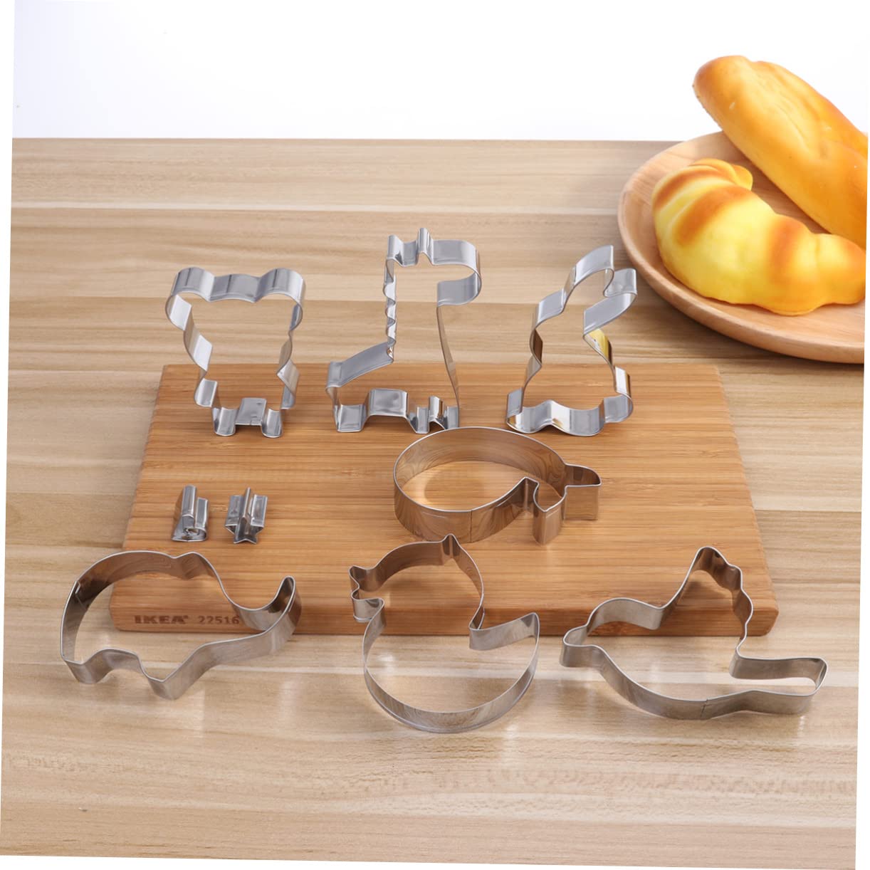 LABRIMP 30stücke Teiliges Ausstechformen Set Aus Edelstahl Für Kindergeburtstage Tiermotive Giraffe Für Kekse Plätzchen Und Kreative Backprojekte
