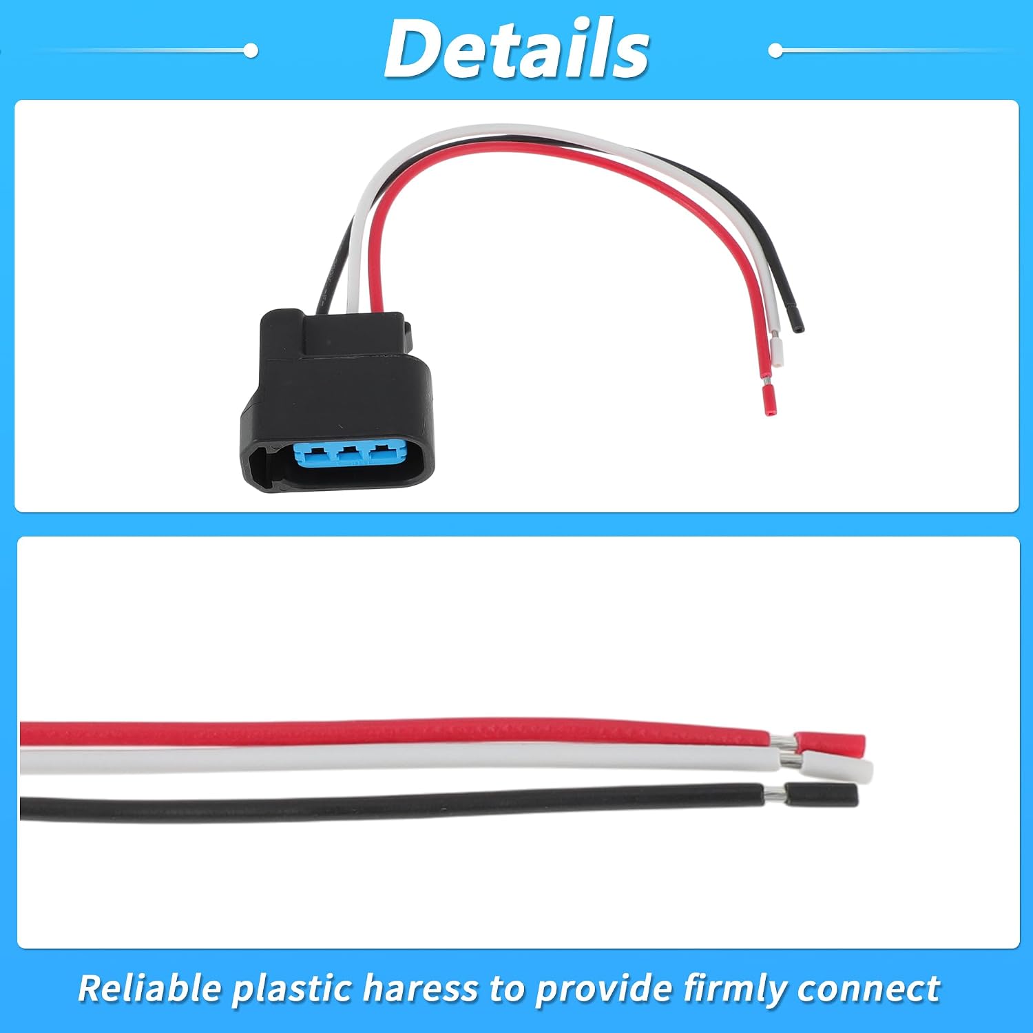 8Pcs Ignition Coil Connector Plug Harness for Honda Civic 2001-2011 Ignition Coilpack Female Connector Pigtail W/Teminals for Acura RDX 2007-2012 No.30520RDJA01/6732301