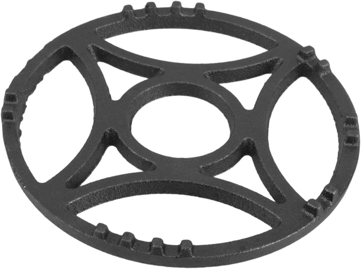 Cast Iron Nonslip Wok Ring for Gas Stove Pan Holder for Small Cookware Support for Milk Boilers and Butter Warmers Stable Cooking Rack