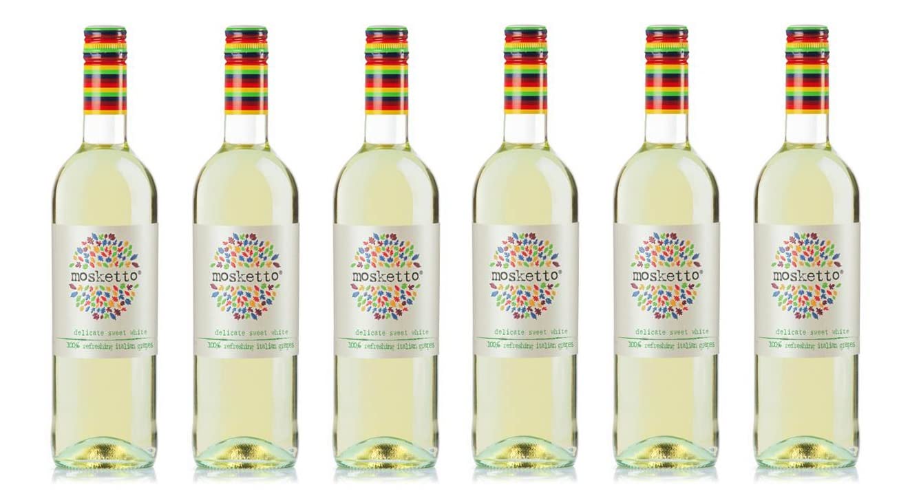 6x 0,75l - Mosketto - Bianco - Italien - süß