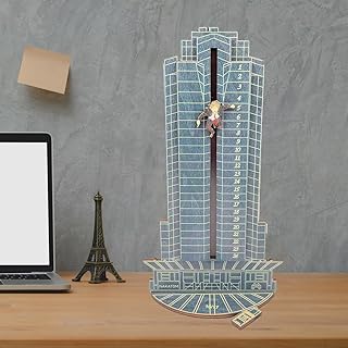 Wooden Christmas Die Hard Advent Calendar, 2023 Christmas 24 Days Countdown Calendars, Interactive Hans Gruber Decoration, Wera Advent Calendar for Tabletop, Party Favors, Classroom Prizes (Blue-2)