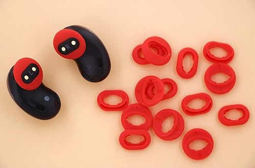Miniatura 10 de Galaxy Buds Live - Puntas de adaptador Eartips, 8 pares de repuesto SL 2 tamaños de goma de silicona para las orejas, puntas de las alas para las