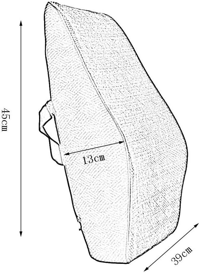 Lumbar Pillow-Waist Cushion Office Car Waist Pad Lumbar Pillow Car Seat Pillow Cushion Memory Backrest