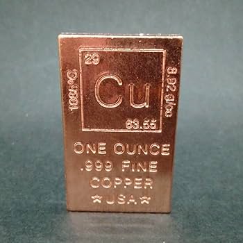 Amazon.co.jp: 純銅インゴット(純度99.9%) 1オンス 銅バー 銅 Amazon.co.jp: 純銅インゴット(純度99.9%) 1オンス 銅バー 銅