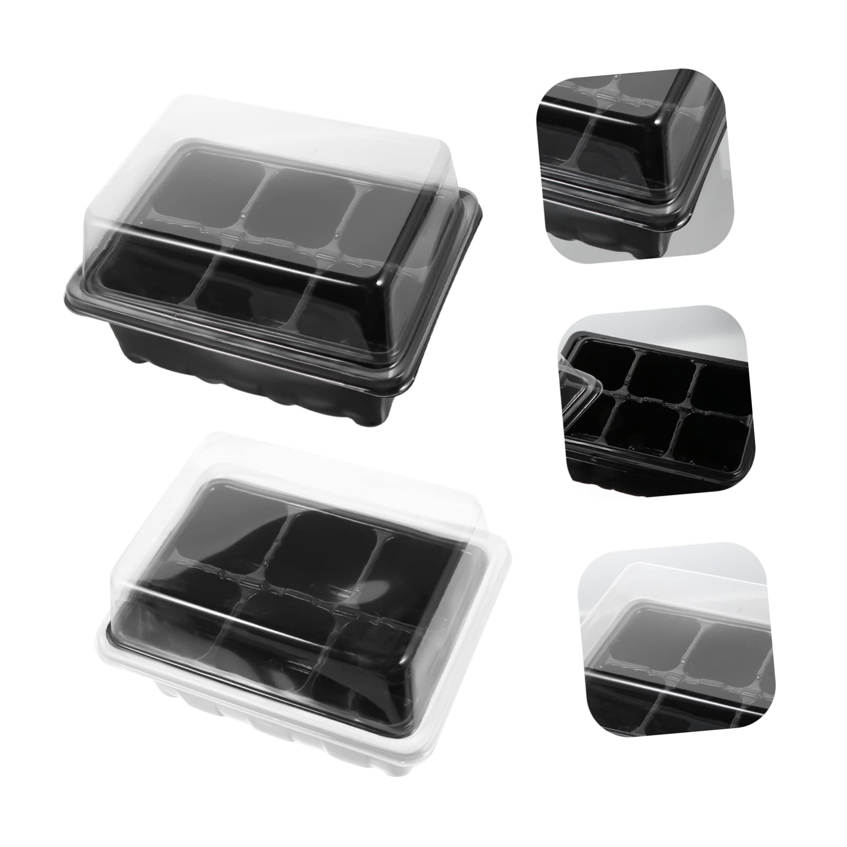 Kit de Plateau de Démarrage pour Semis 6 Trous, 10 Sets