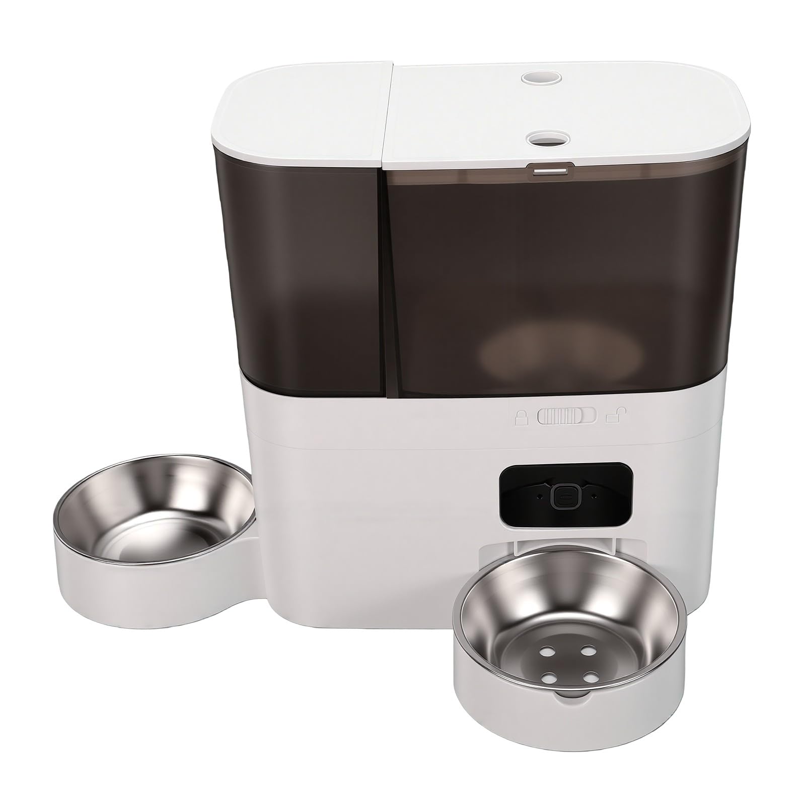 Luocute Alimentatore e Abbeveratoio Automatico per Gatti Wi-Fi 2 in 1