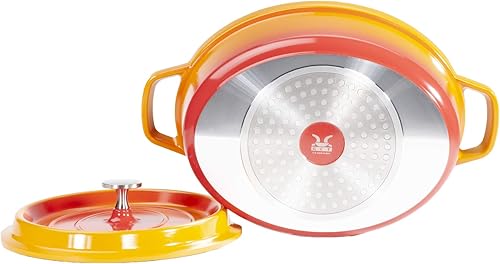 Miniatura 6 de Heiss - Horno holandés ligero de aluminio fundido