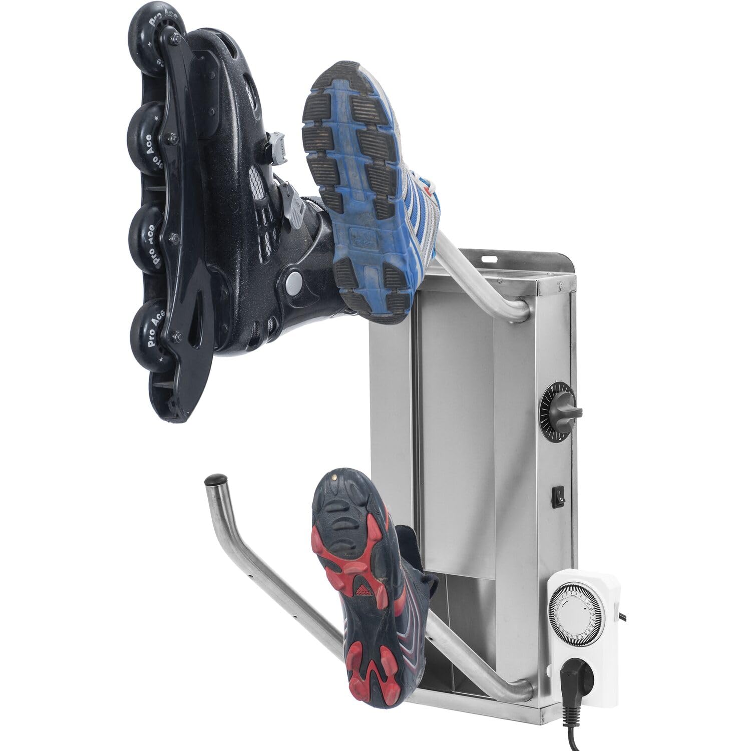 Oskari Bora 4 – Acoplador de zapatos y botas calentador en varios modelos (90 W) ancho acero inoxidable
