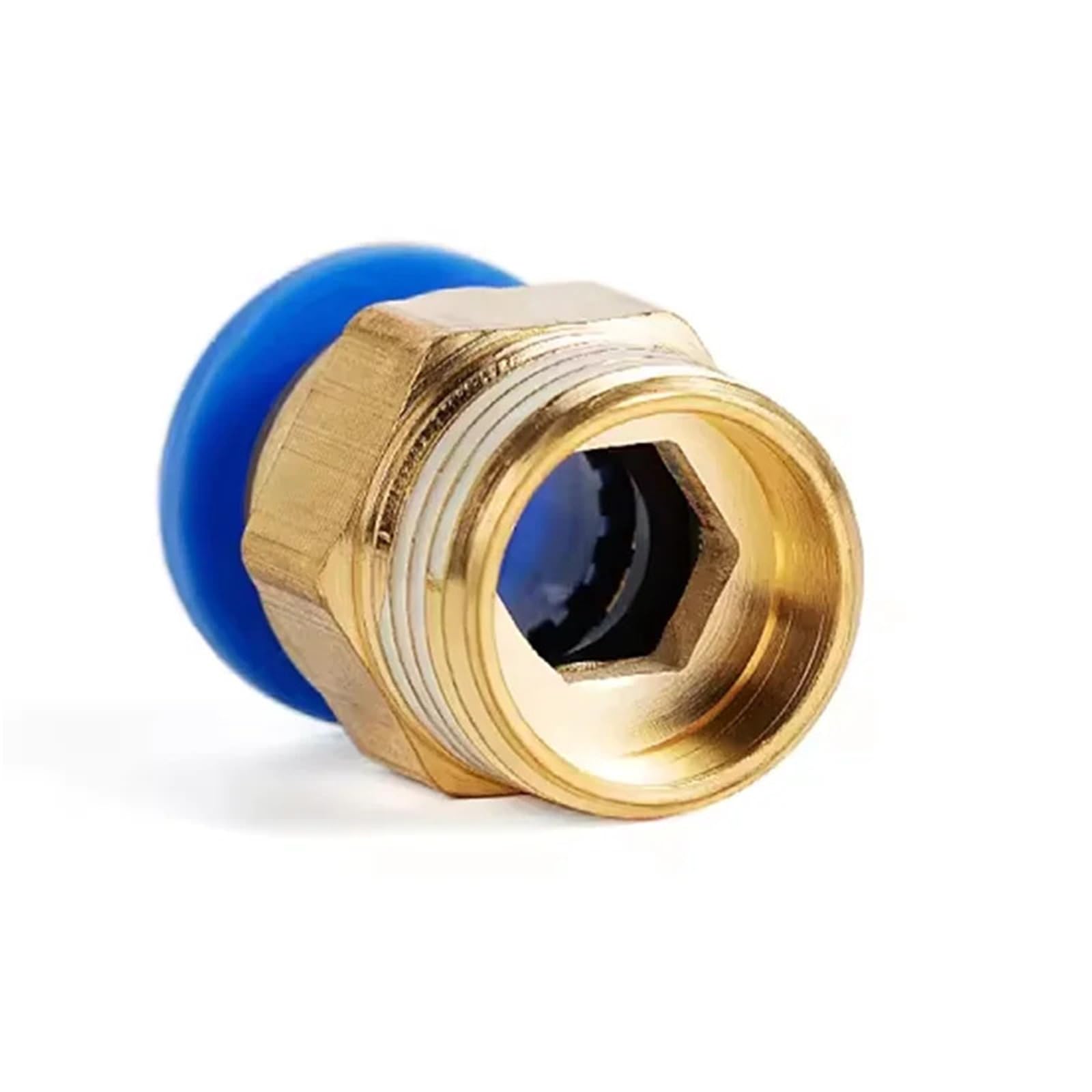 PC4-M5 i 4-M6 pneumatyczne szybkozłącza do węży i rur sprężonego powietrza 4 mm, 6 mm, 8 mm, 10 mm i 12 mm (0.6 cm, 1.3 cm, 0.3 cm i 1 cm) opakowanie 100 szt. (PC10-M10-M10) x 1,5)