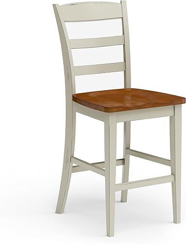 Homestyles Taburete de mostrador Monarca, blanco roto