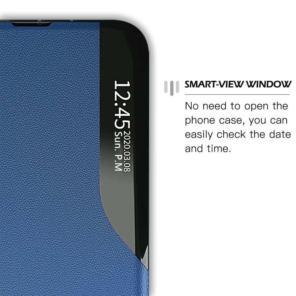 EASSGU Custodia per Redmi 10C / POCO C40 (6.71 Inches) Flip Folio Cover Magnetica per Telefono in Pelle con 3 Slot per Schede 1 Portafoglio, Case - Rosa
