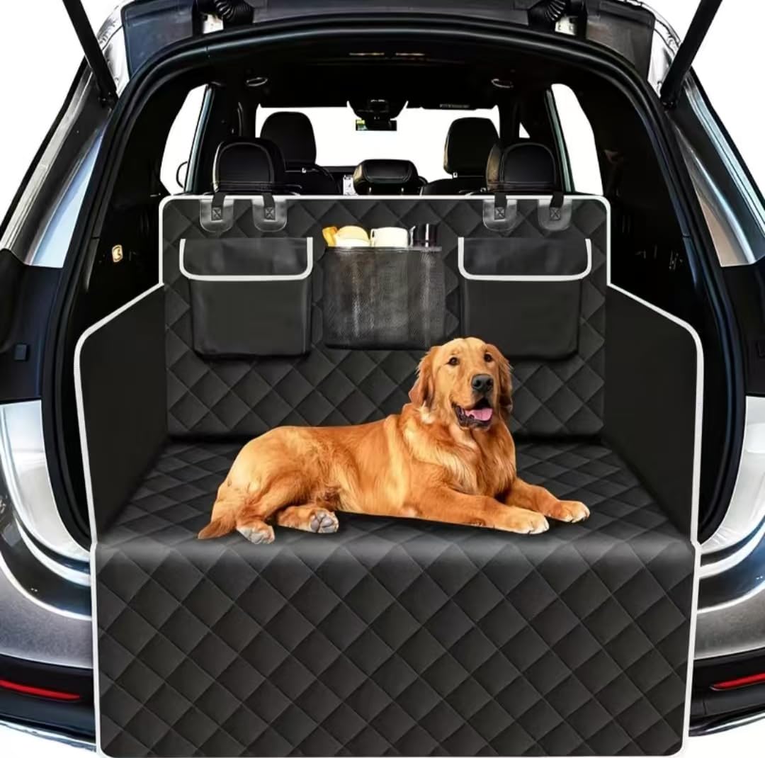 RENZAIZAI Dog Car Boot Liner for LINCO MKT(232) 2008-2010, Pet Cargo Cover Waterproof Heavy Duty Bumper Protector Non-slip Quilted Rear Seat Dog Mat