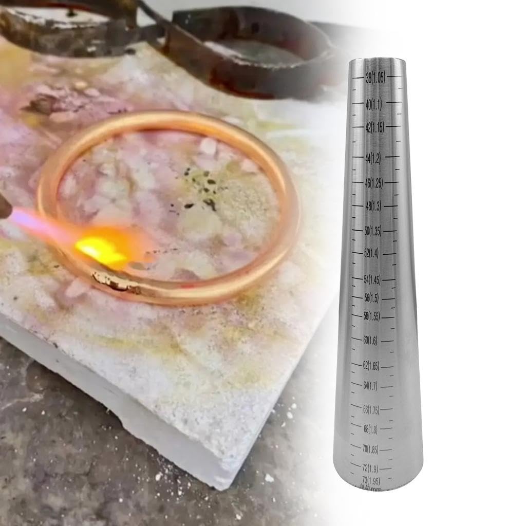 Perno per Bracciale, Modellatura di Bracciali, Robusto Perno Metallico per Bracciale Rigido, Misura per Bracciali Rigidi, Amanti dei Gioielli Fai da T, Uovo in Acciaio Inossidabile