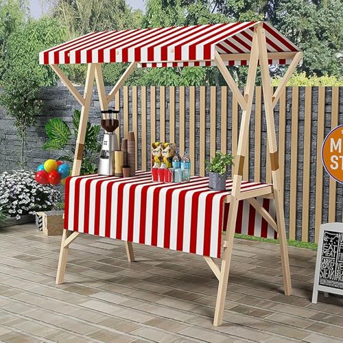 Kiosque de vente pliable avec table et baldaquin pour stand glace