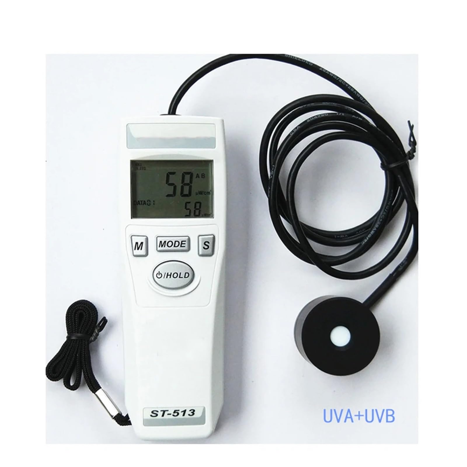 Medidores UV, Medidor de radiación ultravioleta UVAB (medidores UV) luz SENTRY ST-513