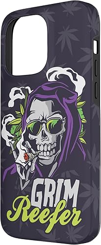 Miniatura 2 de Funda de regalo para iPhone 14 Pro Max Cannabis Weed Marihuana Ganja Hemp Grim Reefer Smoking