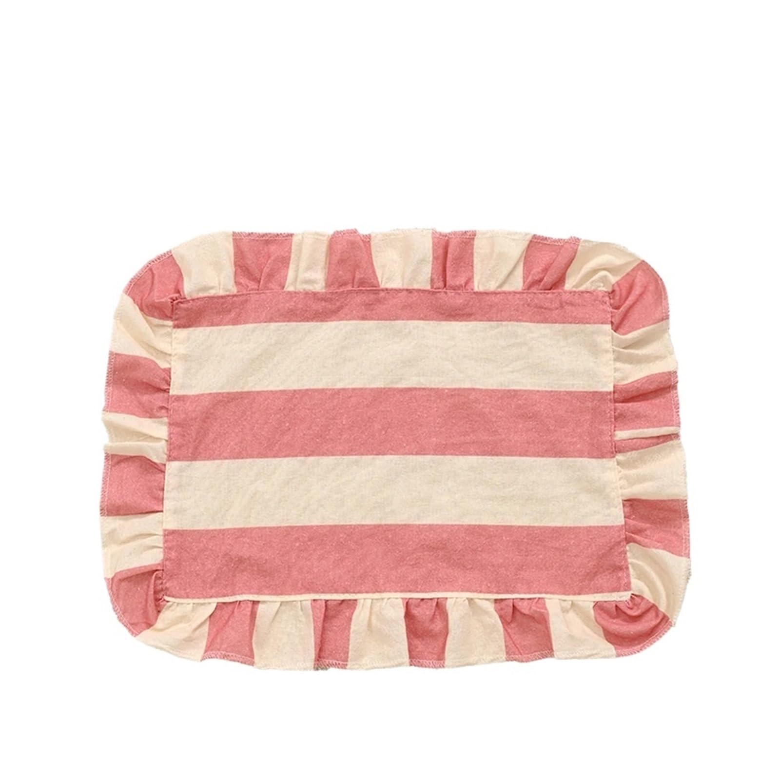 Ruffle Placemats Ruffled Placemat Kitchen Dining 12x16inch Table Coaster RestaurantDecor(1PC)