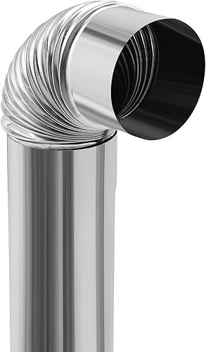 Miniatura 7 de Estufa de cohete portátil de leña con tubo de chimenea, estufa de camping de acero resistente con parrilla para calefacción de tienda de campaña y