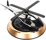 Car Air Freshener, Solar Energy Rotating Helicopter Diffuser, Al Alloy Car Aromatherapy Diffuser, Car Essential Oil Diffuser, Interior Decoration Accessories for Car, Home