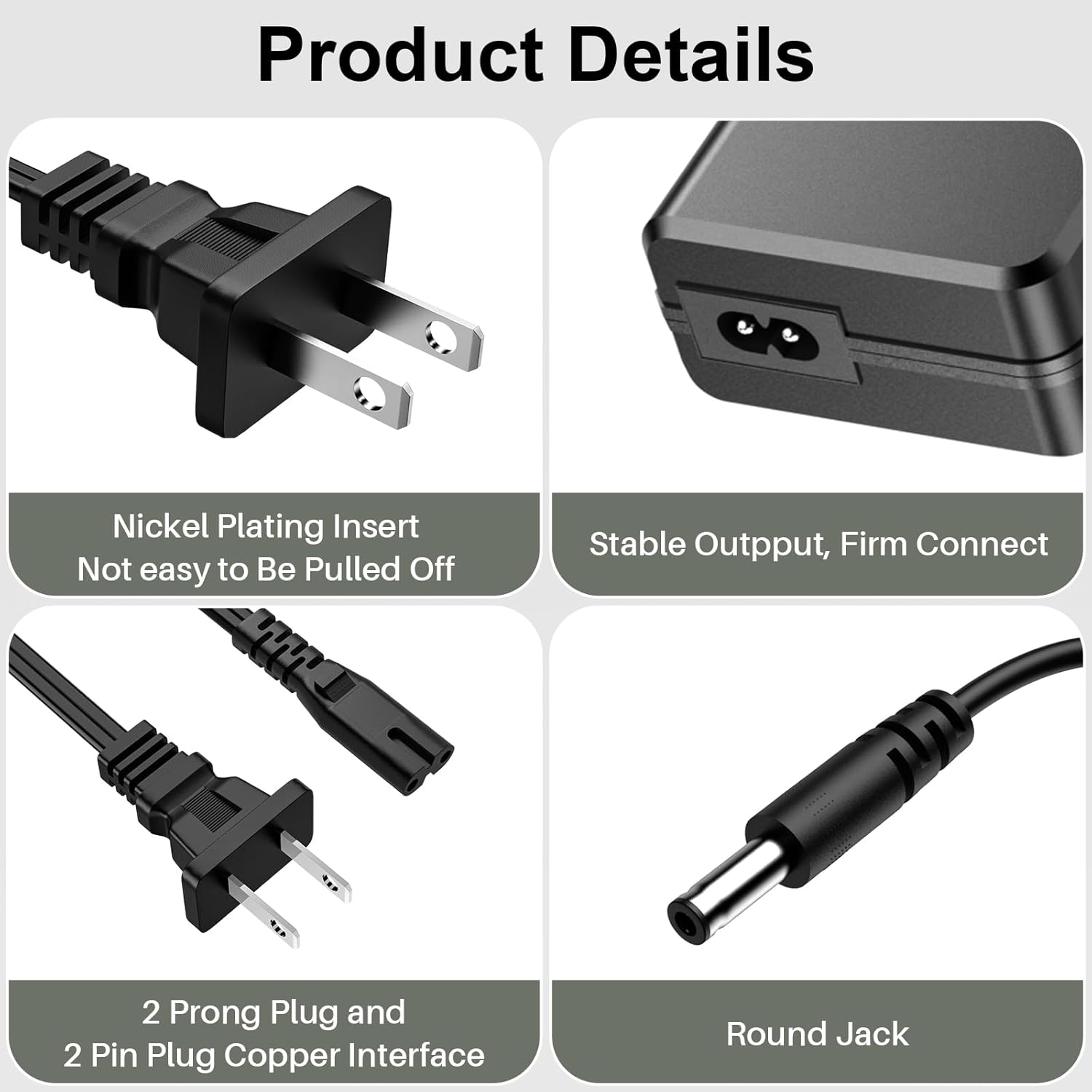 20V 4A AC/DC Adapter Power Supply for JBL Boombox Charger, Boombox 1, Boombox 2 Bluetooth Speaker by Harman MAIN-40911 JBLBOOMBOX JBLBOOMBOX2 Charger Replacement Power Cord - Image 7