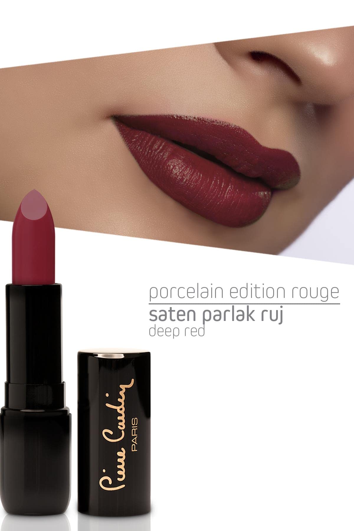 Pierre Cardin Porcelain Edition Lipstick - Deep Red - 238