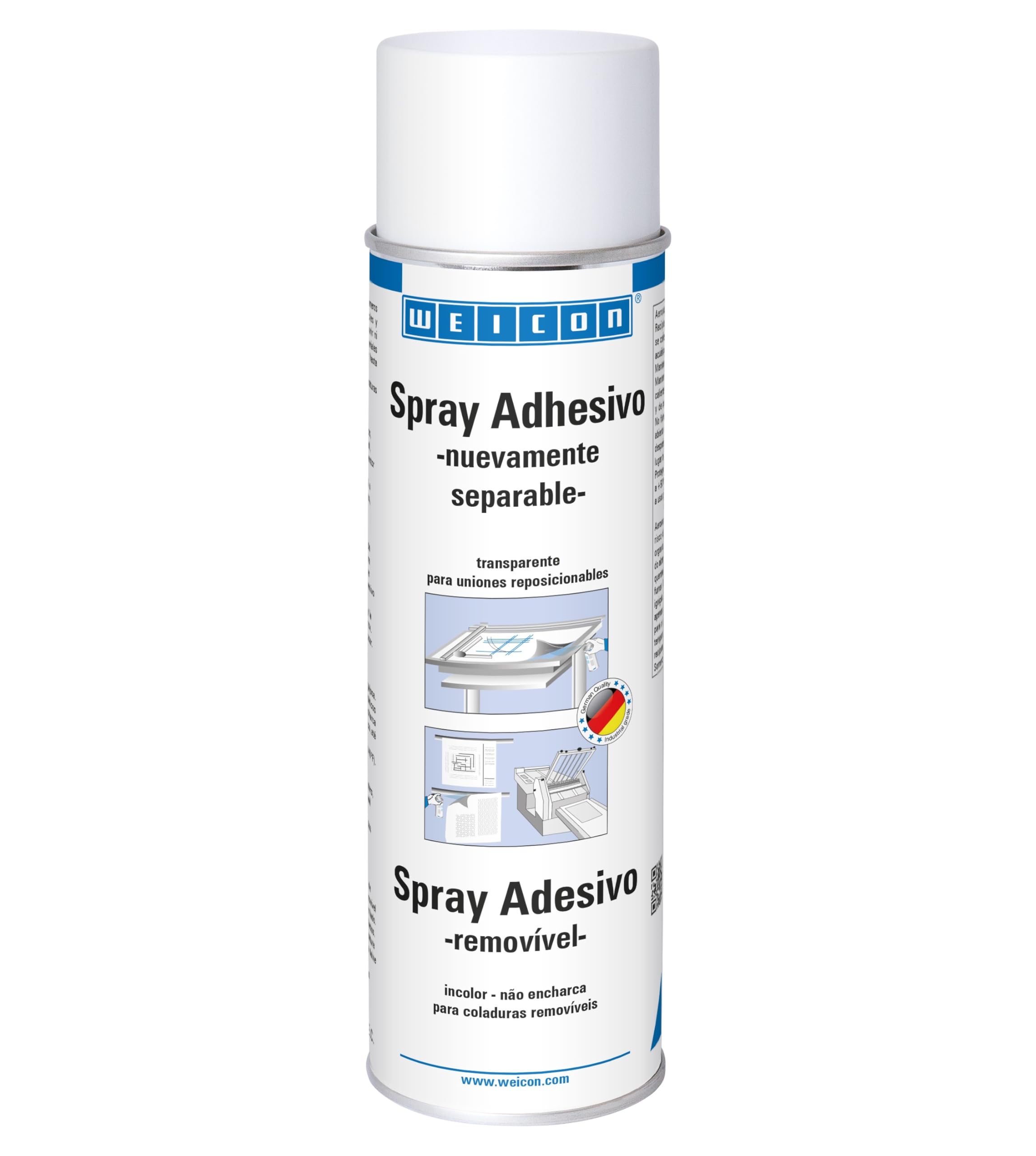 WEICON Spray Adhesivo 500ml (Nuevamente separable)