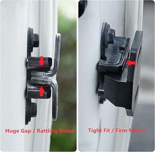 Miniatura 2 de Para Toyota FJ Cruiser XF10 2007-2020, Land Cruiser Prado FJ120 FJ150 2003+, para Toyota RAV4 Cerradura de puerta trasera de automóvil Hebilla